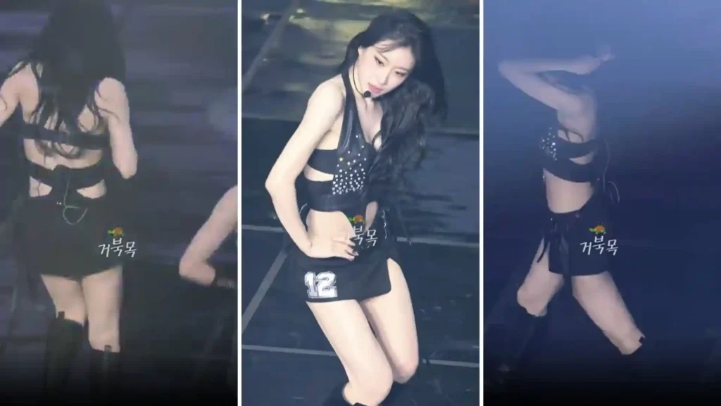 ITZY-Chaeroyeong-dress-malfunction
