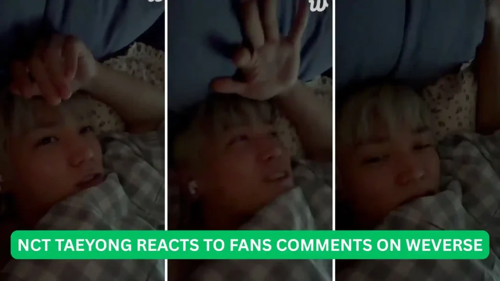 NCT-Taeyong-Reacts-On-Weverse