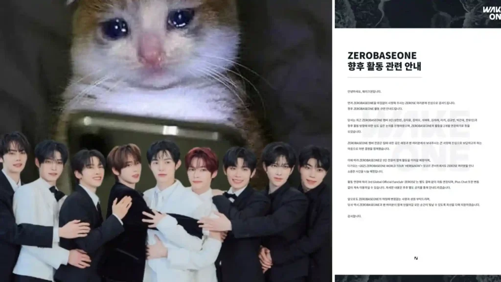 Zerobaseone-four-member-leave