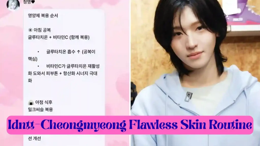 K-pop-Idntt-Cheongmyeong-Flawless-Skin-Routine
